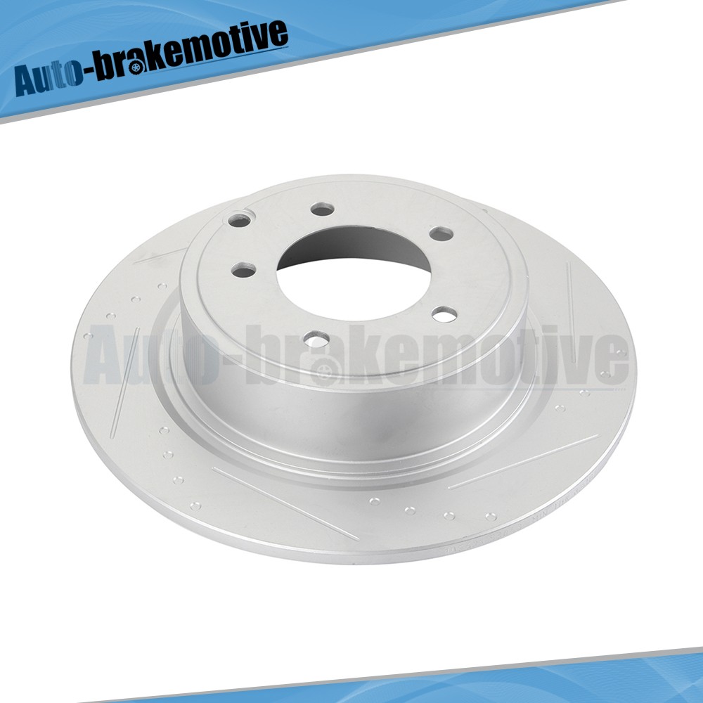 FOR 2009-2017 JEEP COMPASS G3000 CASTING REAR BRAKE DISCS ROTORS CERAMIC PADS