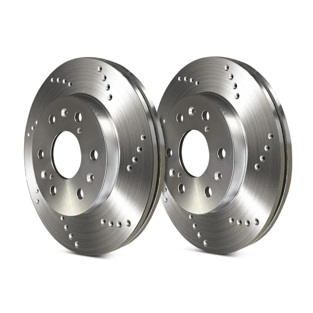 SP Performance Cross Drilled 1-Piece Rear Brake Rotors