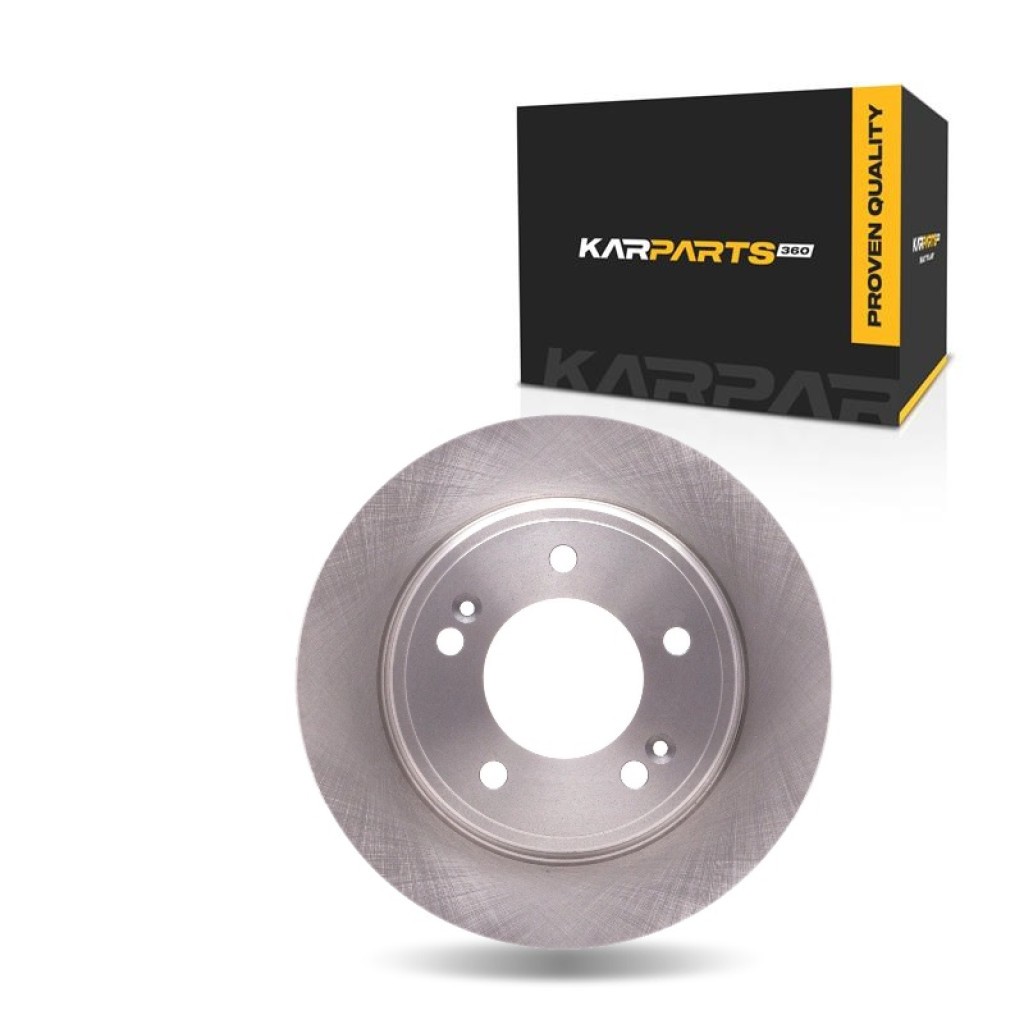 For Kia Forte 2020-2024 Disc Brake Rotor | Rear | Plain Style Cast Iron Material