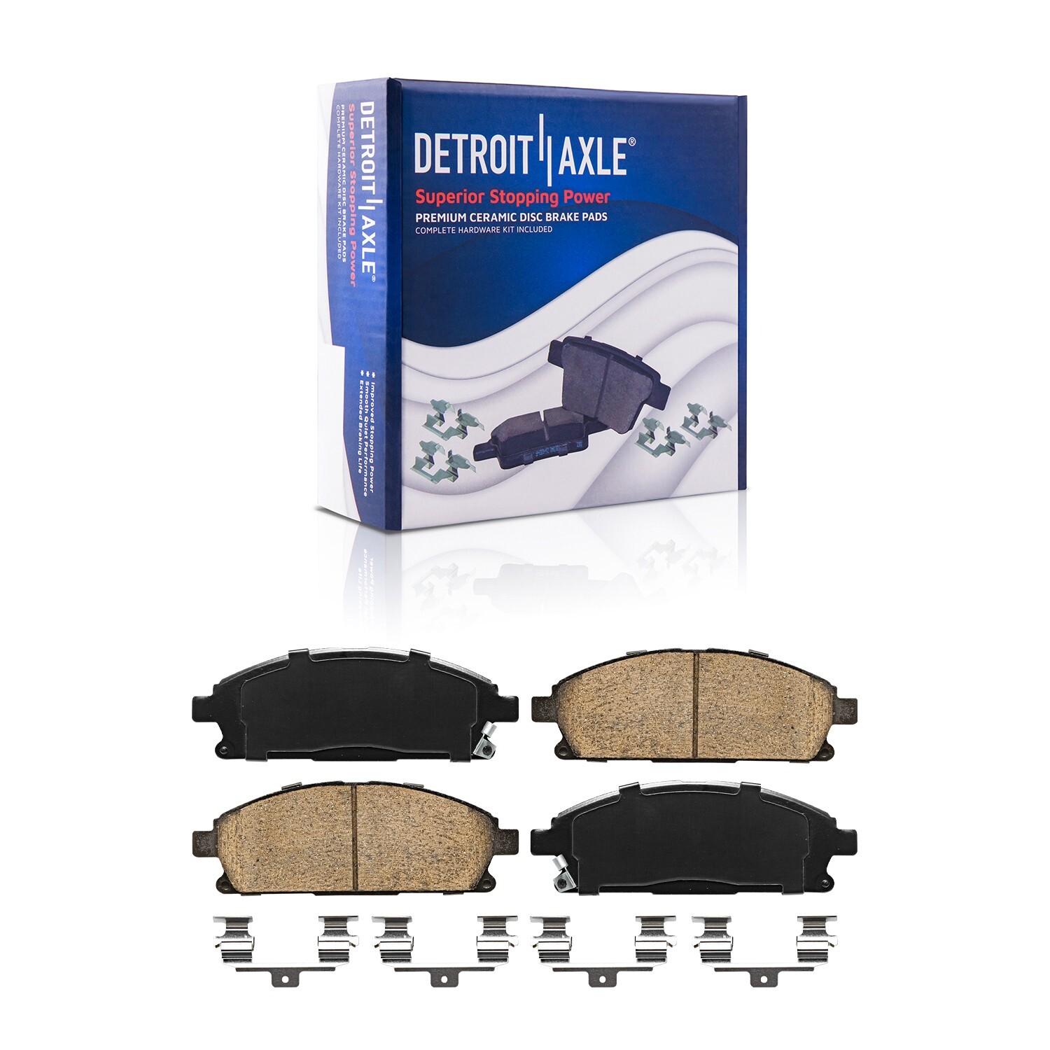 Front Drilled Disc Brake Rotors Ceramic Brake Pads for 2003-2006 Acura MDX 3.5L