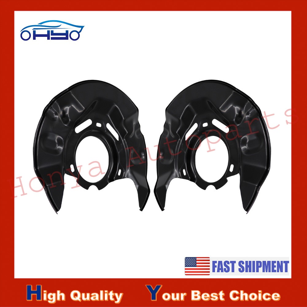 2PCS Front L&R Brake Dust Shields for Toyota Matrix Corolla 924372