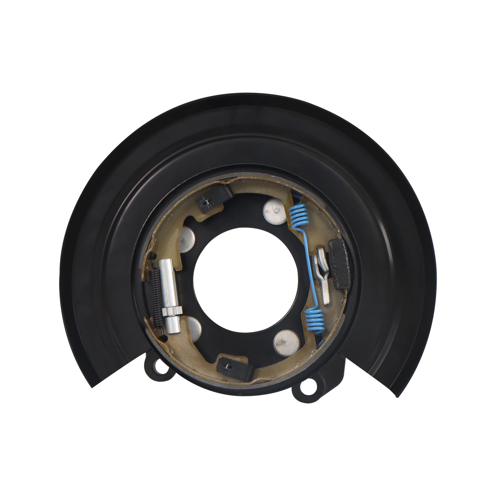 Rear Left Parking Brake Assy w/ Loaded Backing Plate for Ford F-250 Super Duty