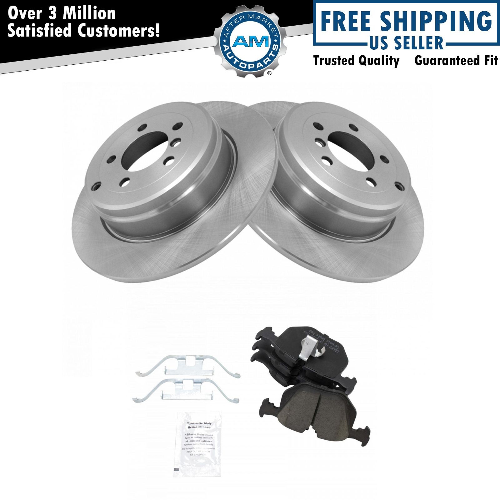 Rear Brake Rotor & Ceramic Brake Pad Kit for Range Rover SUV