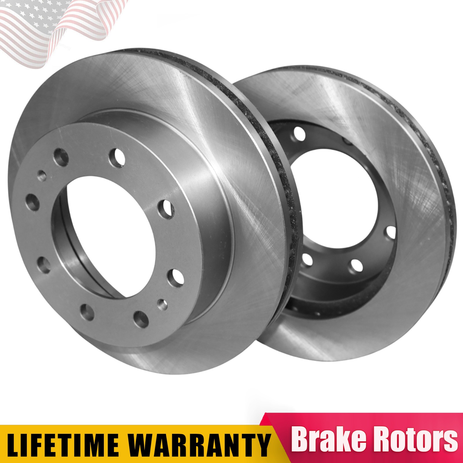 2pcs Front Disc Brake Rotor for Chevrolet Express 3500 2003-2021 GMC Sierra 3500