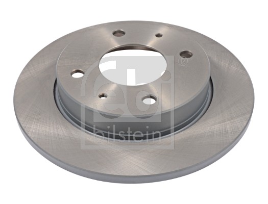 2x Febi 22834 Rear Brake Discs Pair 250mm Solid Fits Mitsubishi Smart
