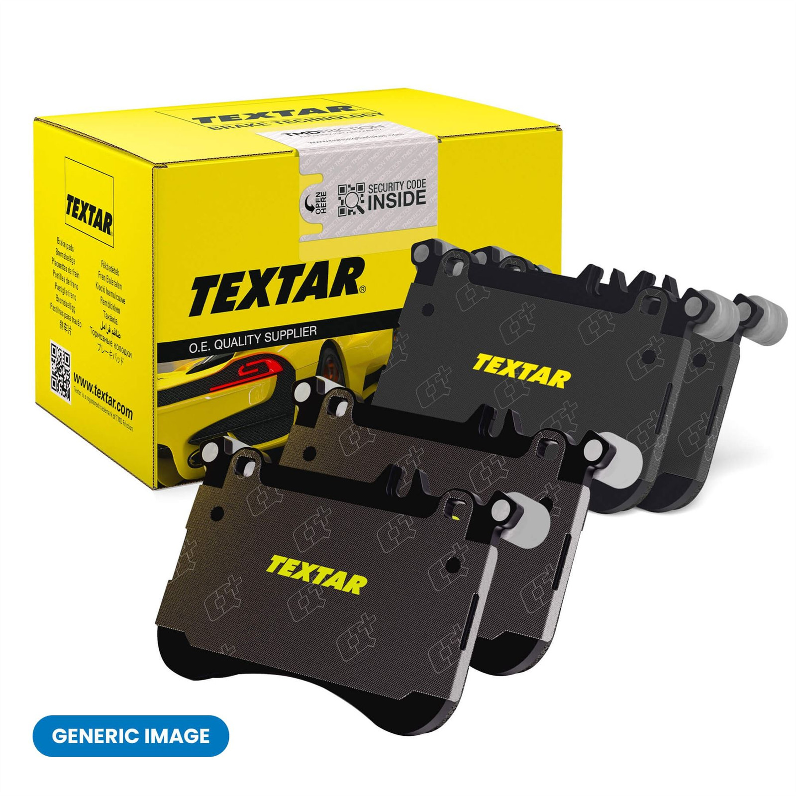 Textar Rear Solid Coated Brake Discs & Pads Braking Service Kit Fits Kia Niro