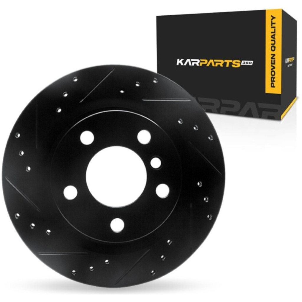 For BMW 220i 2015-2018 Brake Rotor | Black | 20 mm. / 0.79 in. Nominal Thickness