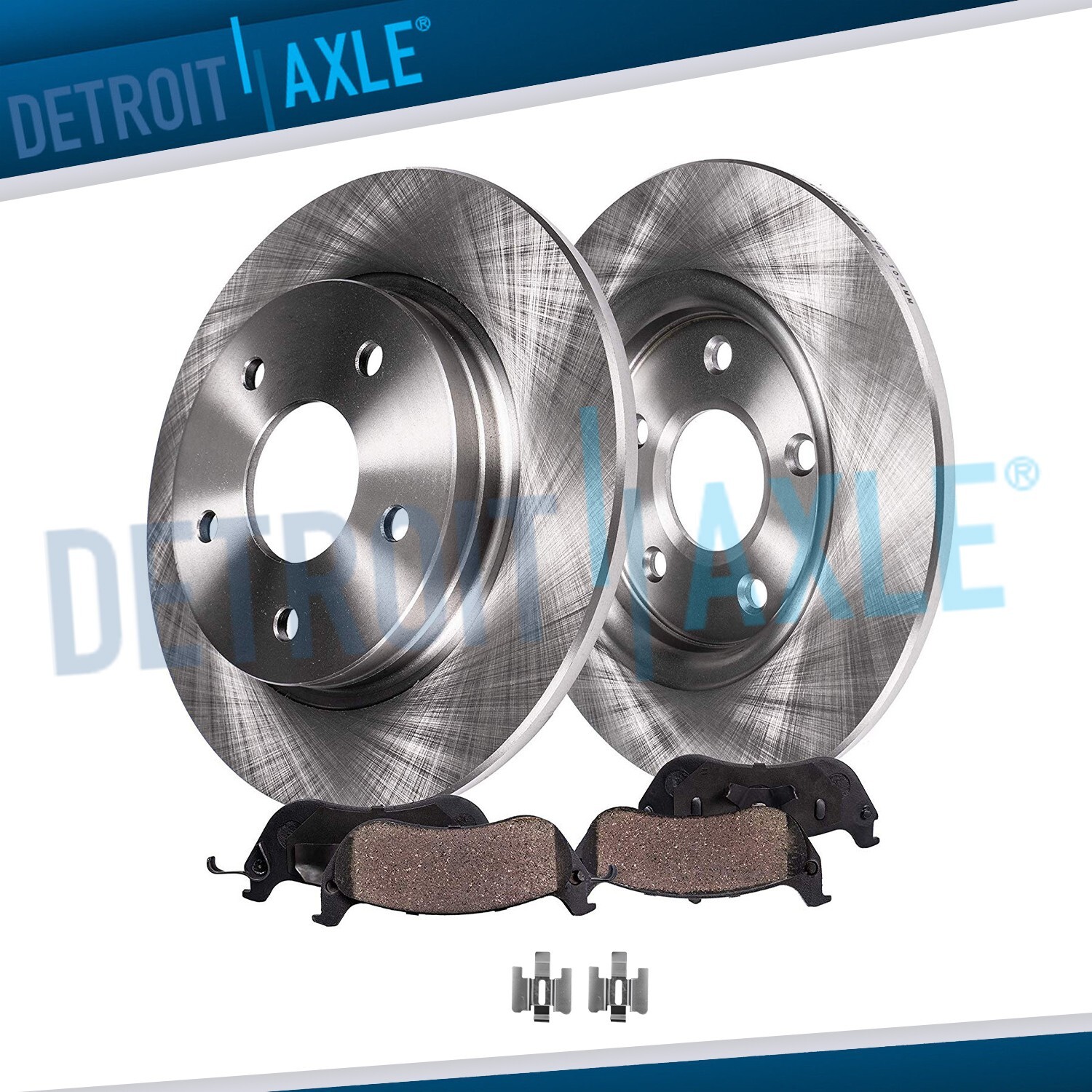 REAR Disc Rotors & Brake Pads for Ford Taurus Lincoln Continental Mercury Sable