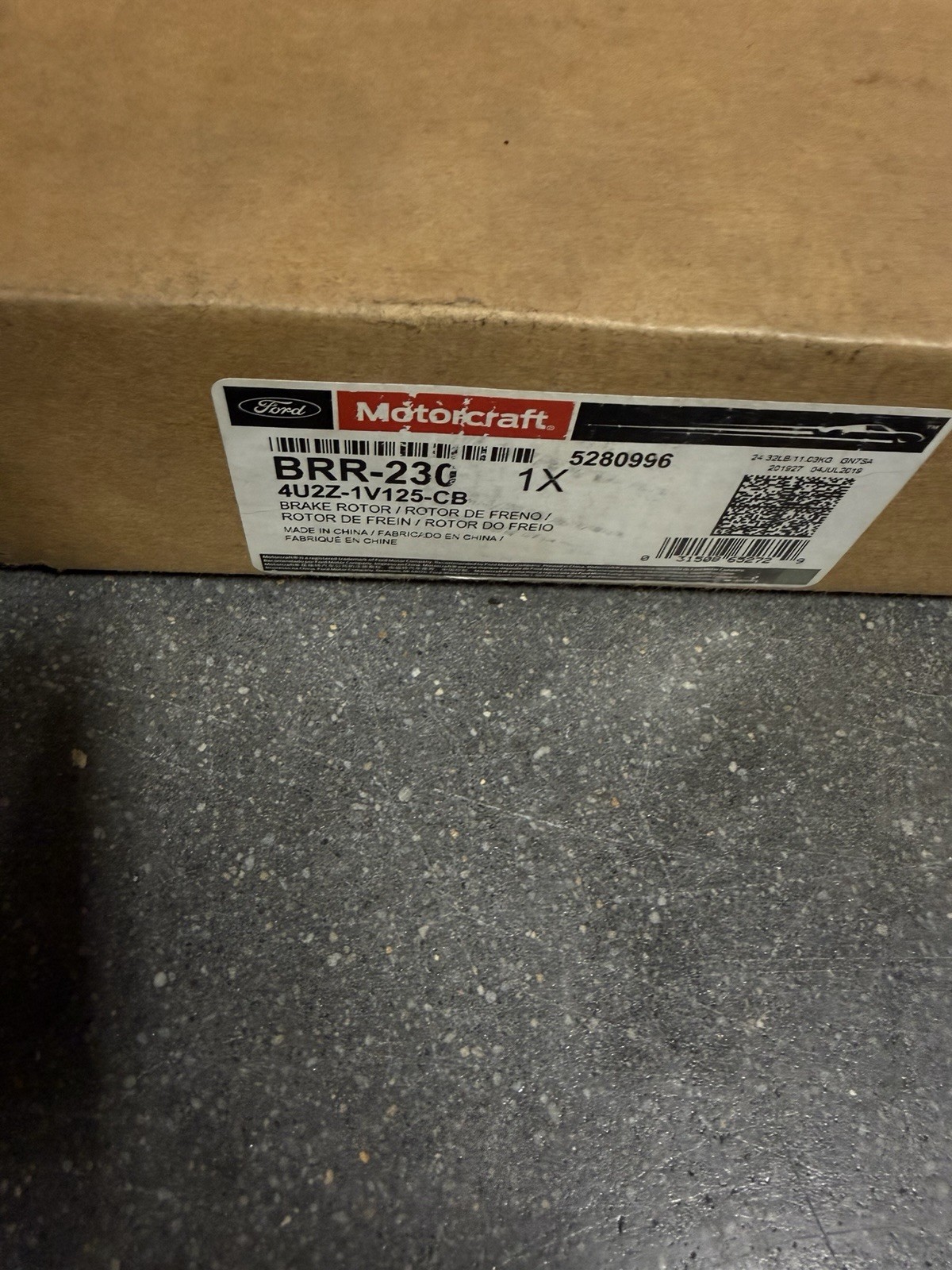 NEW Motorcraft Disc Brake Rotor Front BRR-230 Ford F-150 Mark LT 4WD 2004-2008