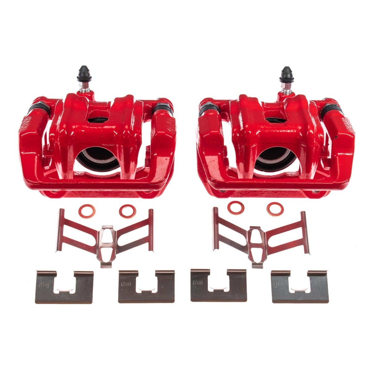 KC705-26 Powerstop 4-Wheel Set Brake Kit With Calipers Front & Rear for Oasis