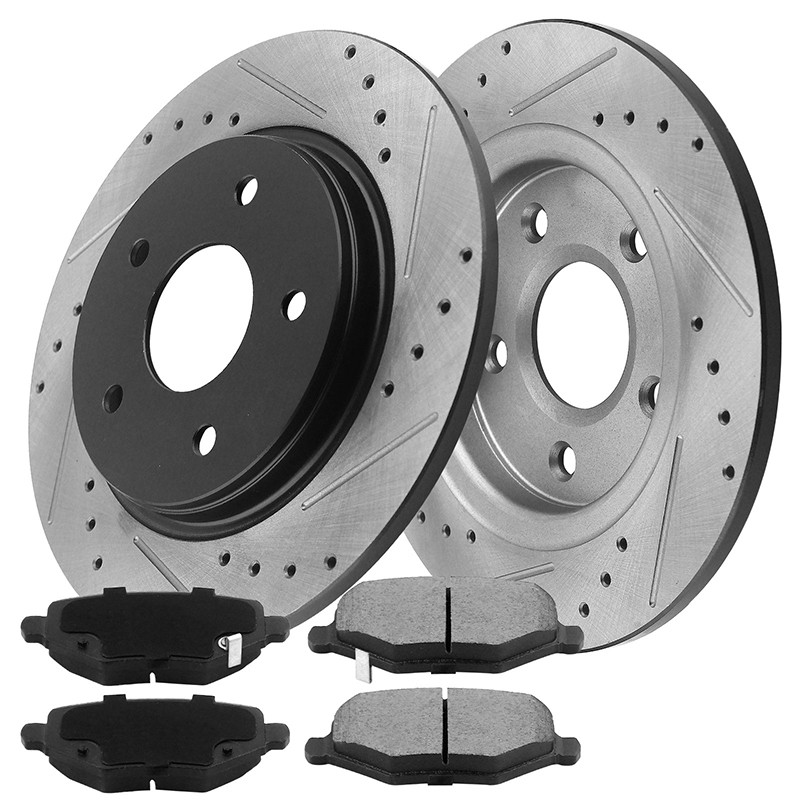 313mm Rear Disc Rotors and Brake Pads For Acura Mdx Honda Pilot Brake Rotor