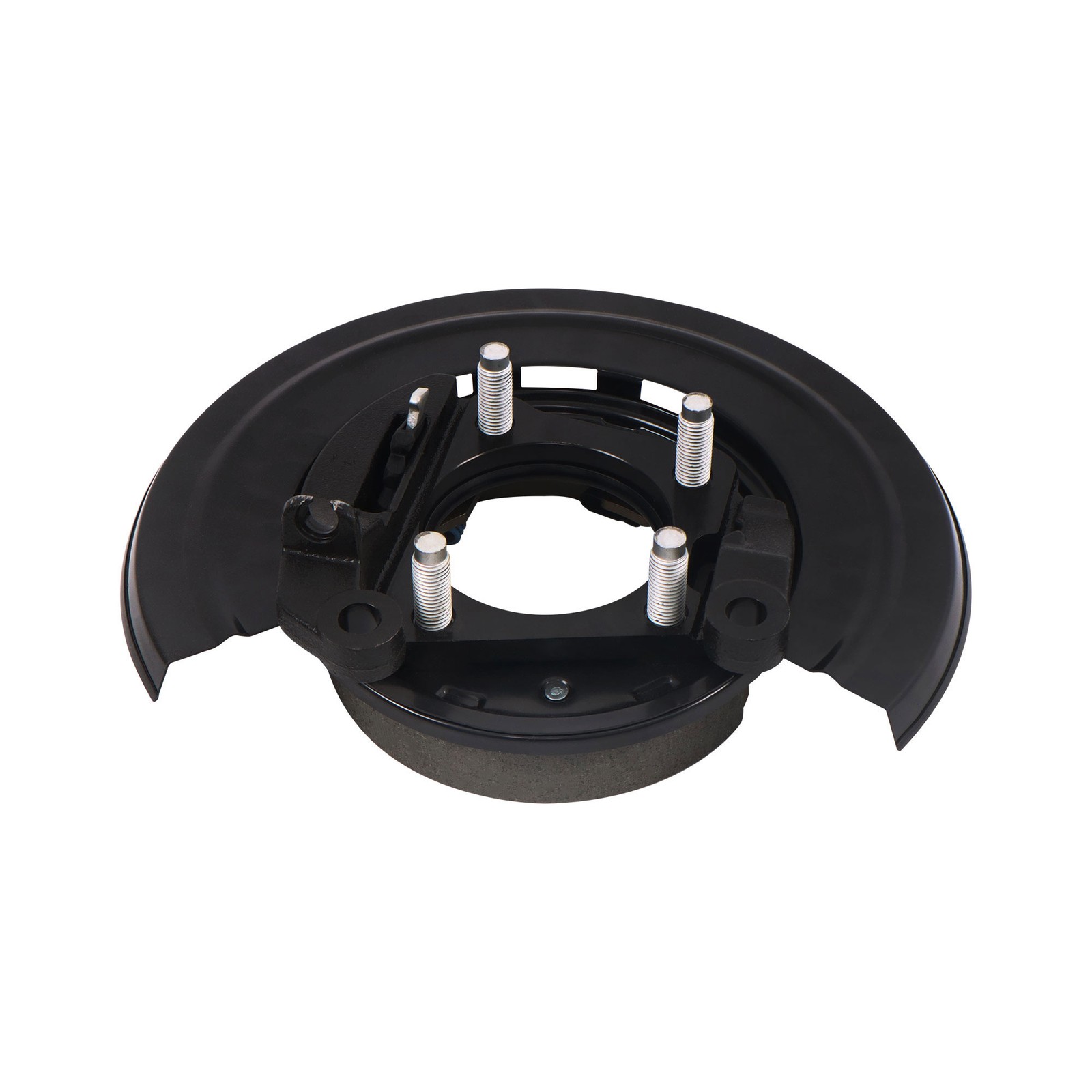 Rear Left Parking Brake Assy w/ Loaded Backing Plate for Ford F-250 Super Duty
