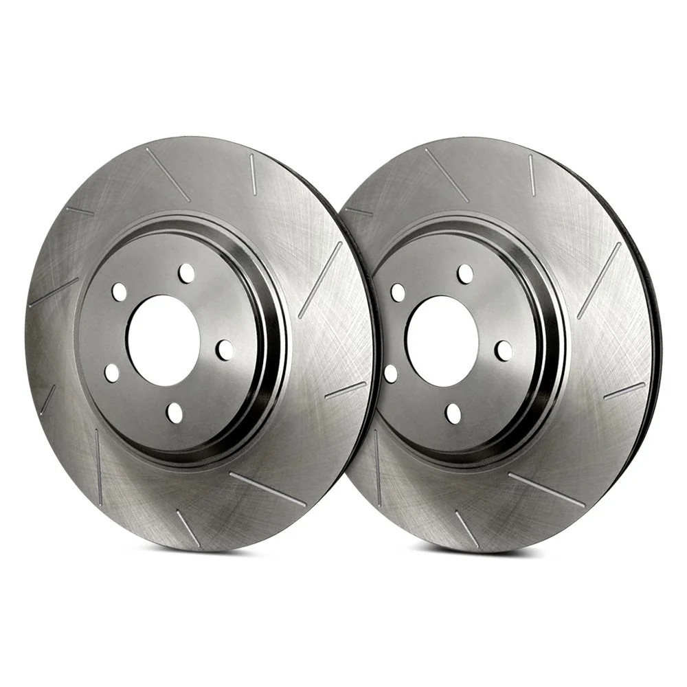 For Ford Explorer 99-07 SP Performance Slotted 1-Piece Front Brake Rotors