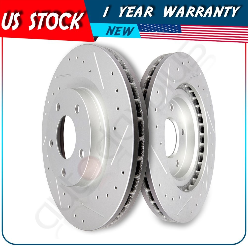 Front Brake Rotors For Chrysler Sebring Dodge Caliber Jeep Patriot Mitsubishi