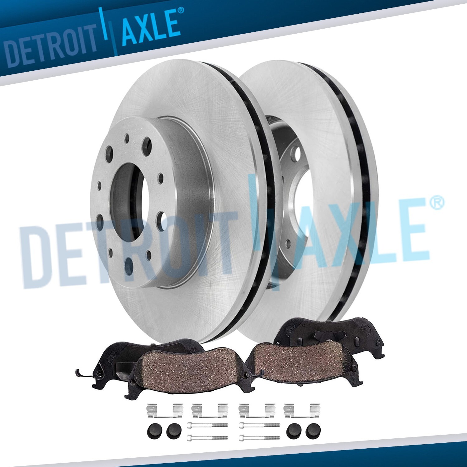 11.81″ 300mm Front Disc Brake Rotors Brake Pads Kit for Ram ProMaster 2500 3500