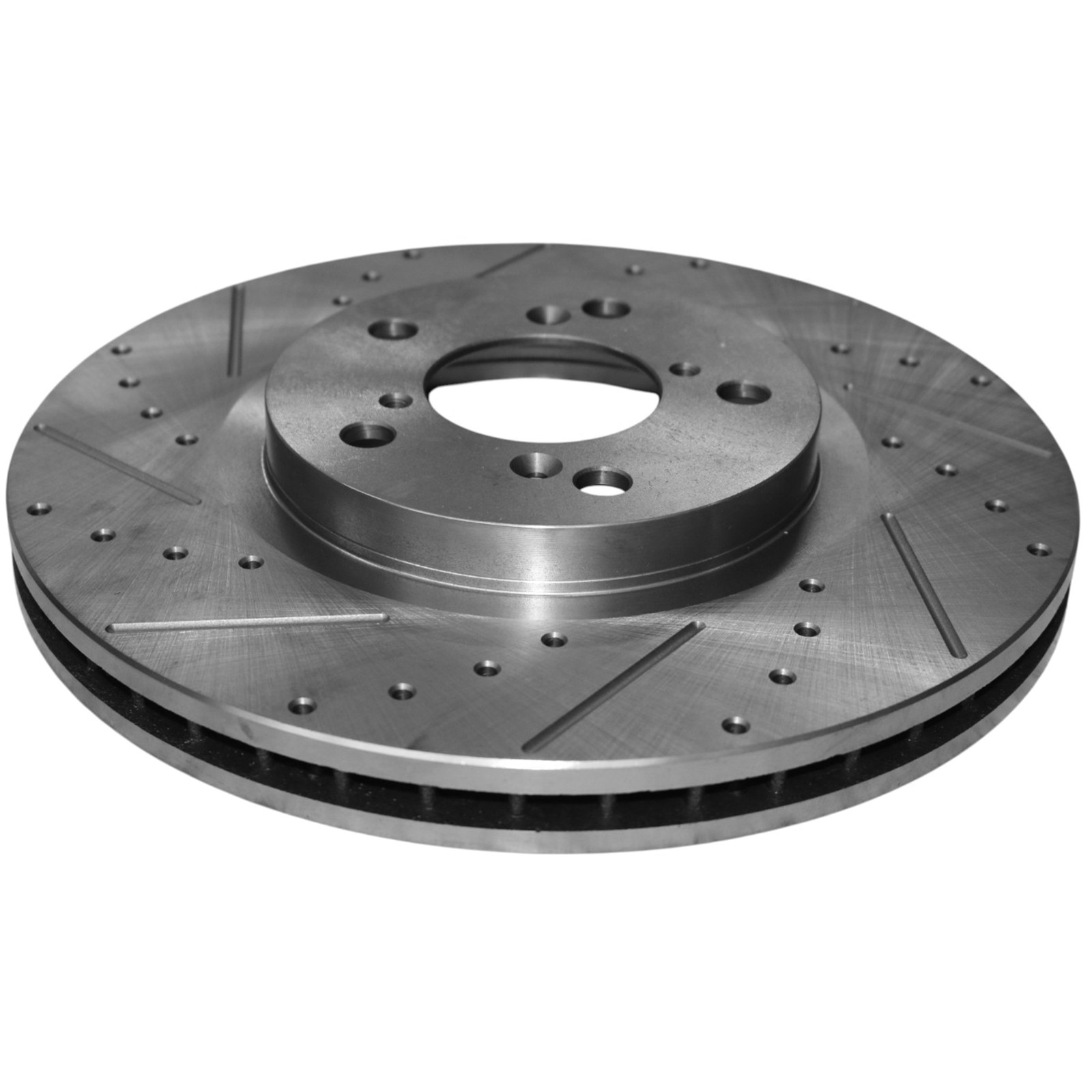 2pcs Front Drilled & Slotted Disc Brake Rotors for 2006-2014 Honda Ridgeline