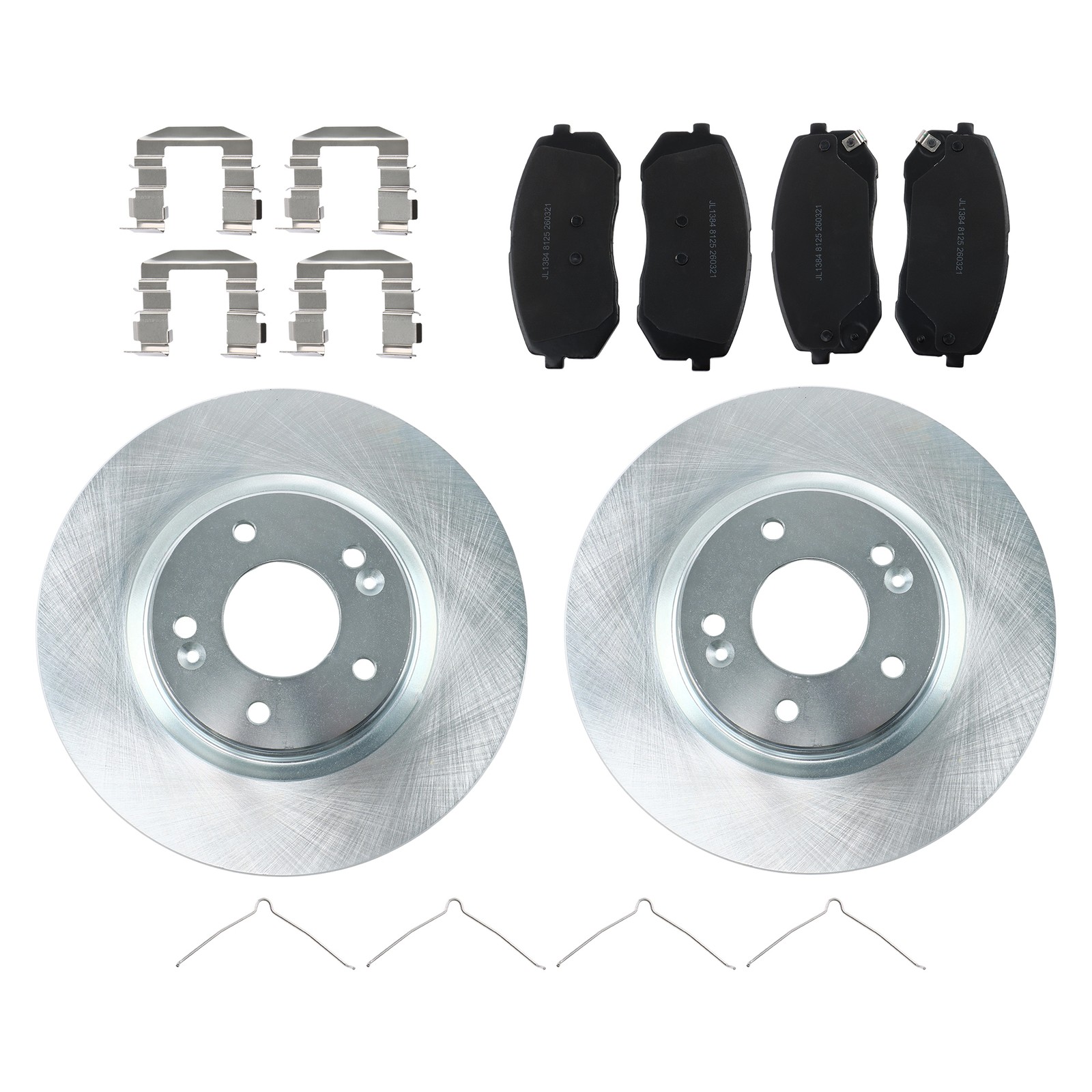 For Hyundai Kona Electric Kia Niro EV 19-22 JBR1710 Front Brake Disc & Pad Kit