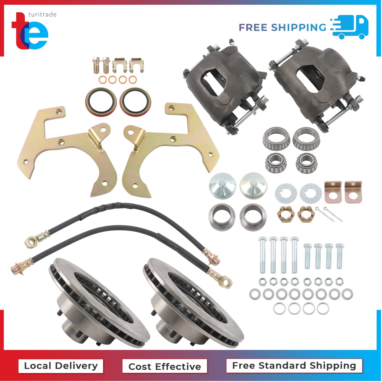 1949-1954 For Chevy Car 1953-1962 Corvette Front Disc Brake Conversion Kit Set