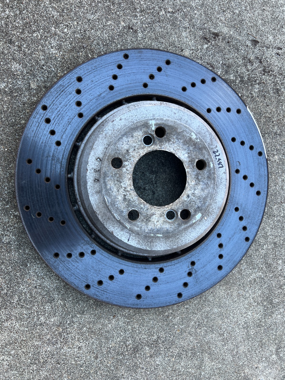 Genuine BMW M5 M6 OEM LEFT Right Disc Brake Rotor 34212282807 69K miles NICE