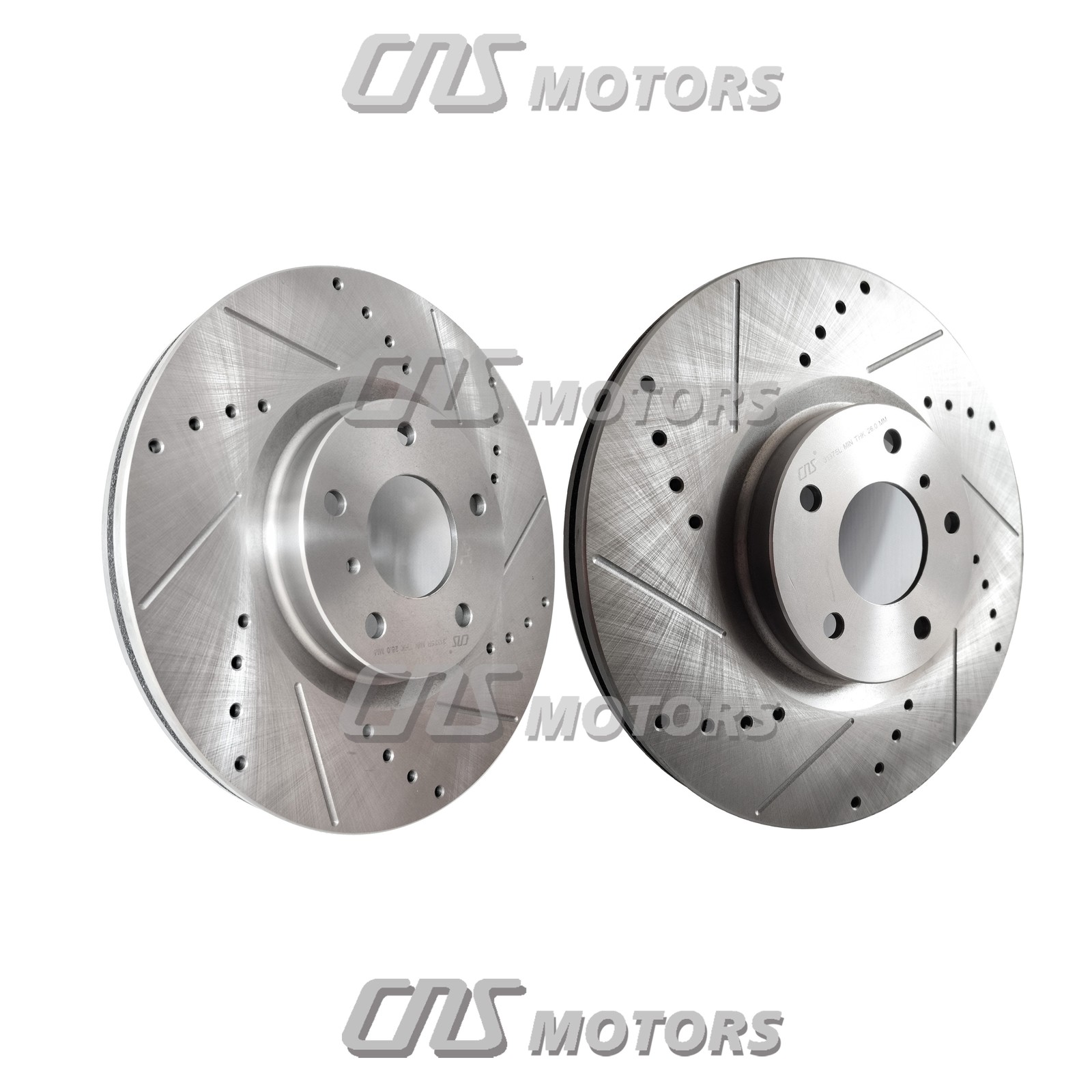 Rotor de freno delantero perforado para Infiniti M45 M56 Q40 Q70 Q70L QX50 QX70