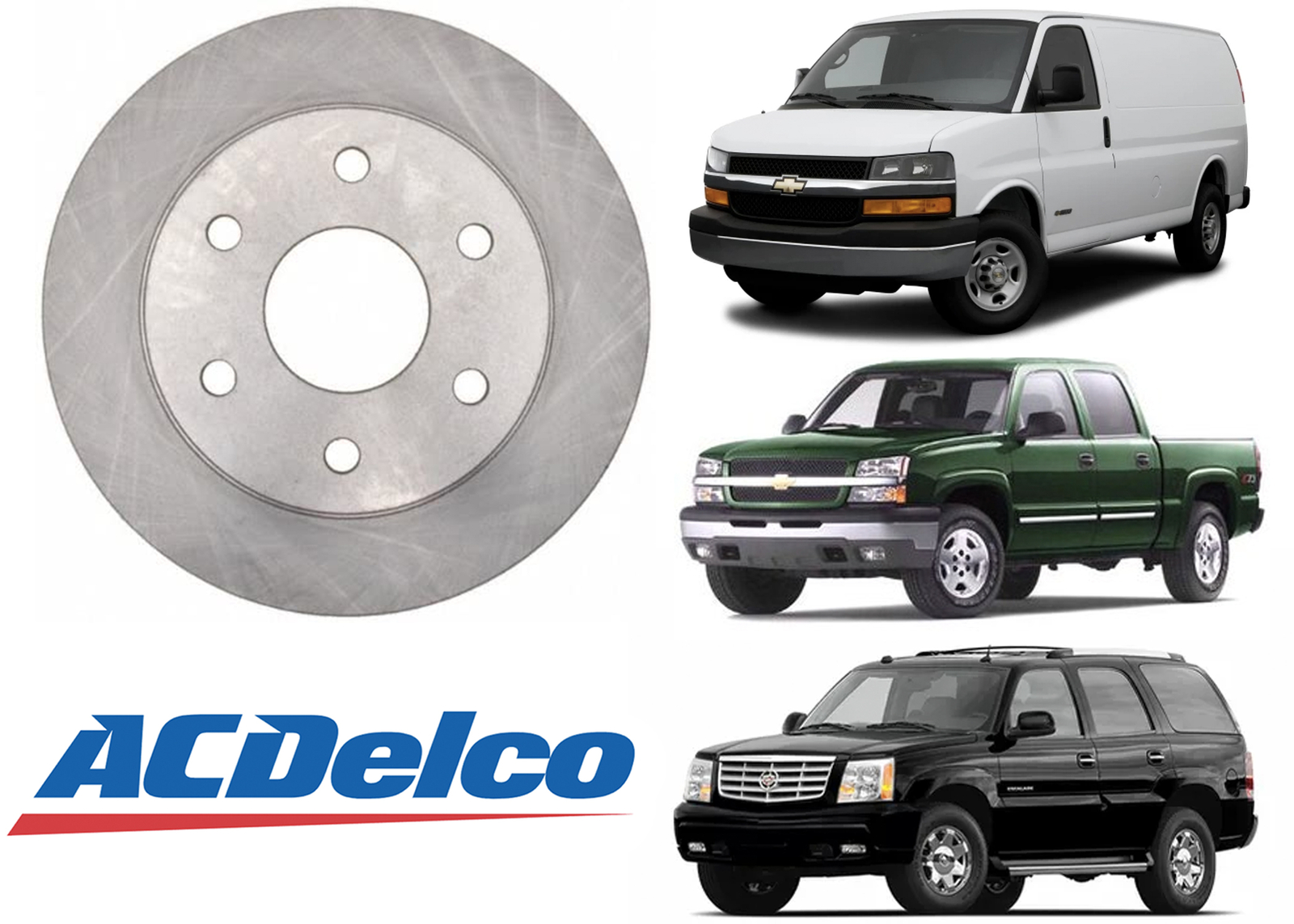 ACDelco 18A925A Advantage Non-Coated Front Disc Brake Rotor New Free Shipping