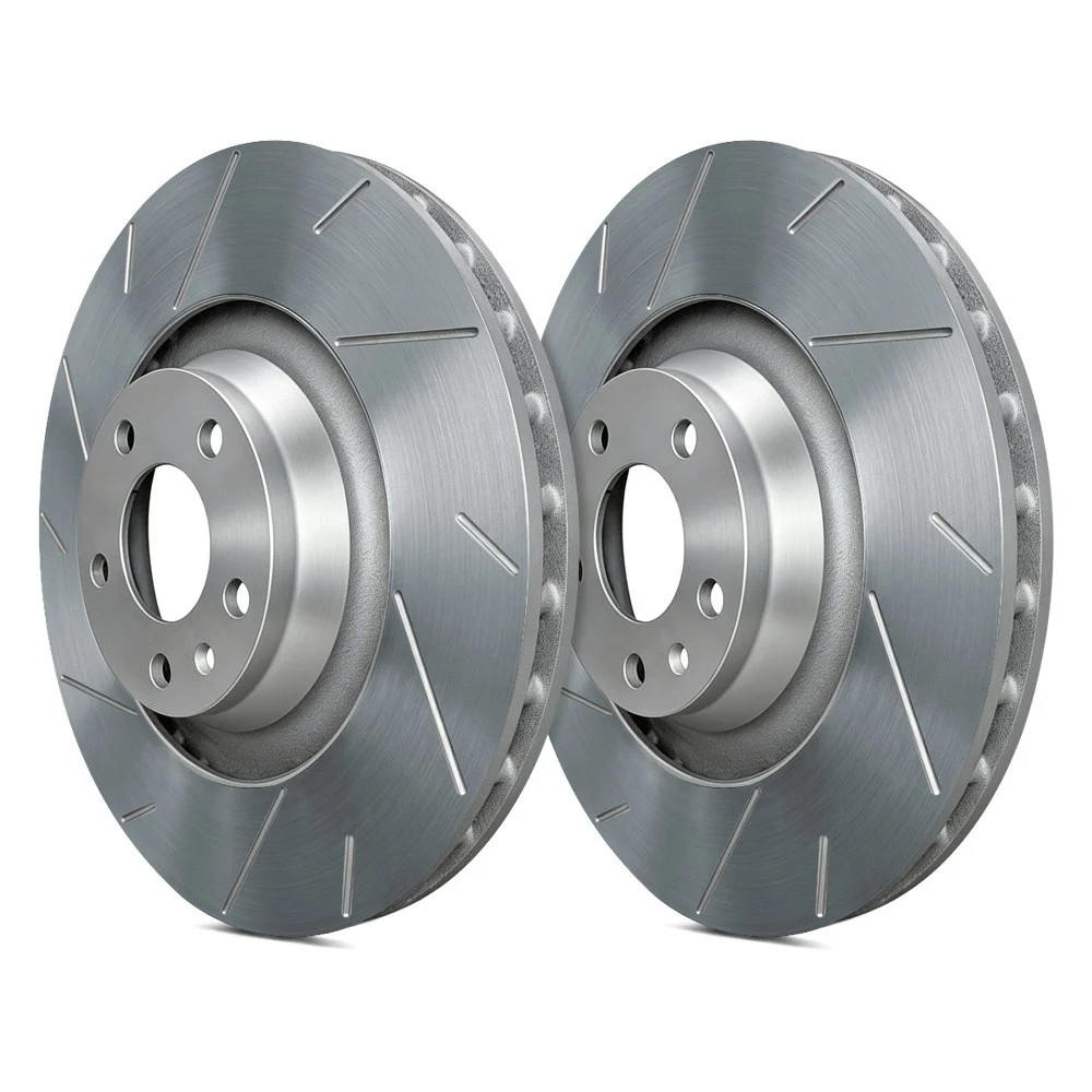 For Ford F-250 80-94 SP Performance T54-45-P Slotted 1-Piece Front Brake Rotors