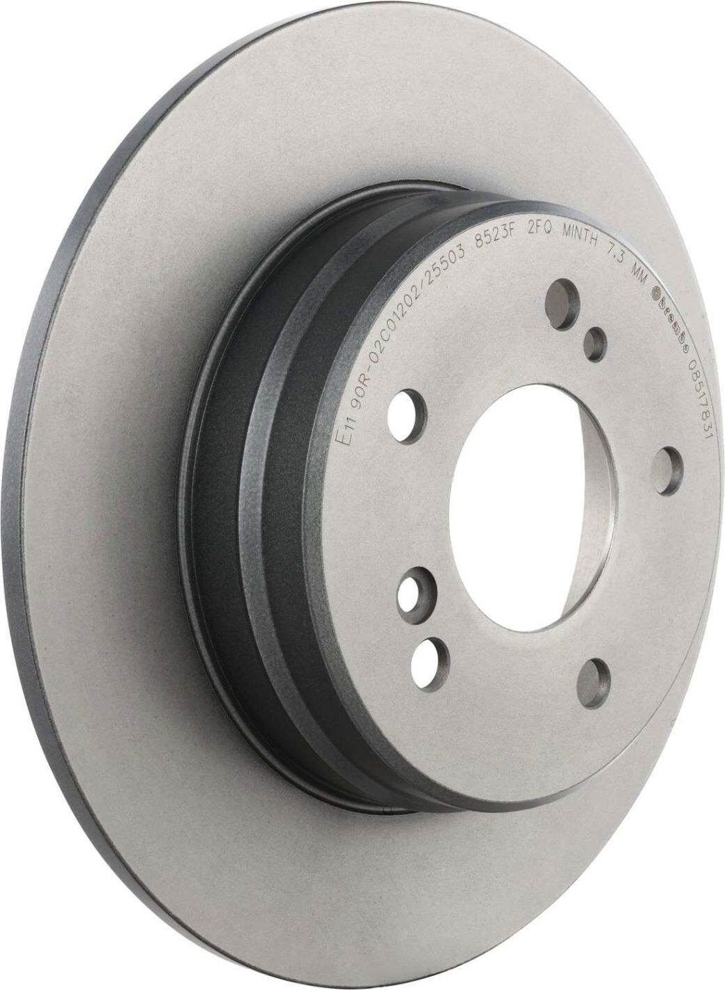 x2 brembo REAR Brake SOLID DISC Rotor Set for Mercedes VERIFY YEAR sLK C E CLASS