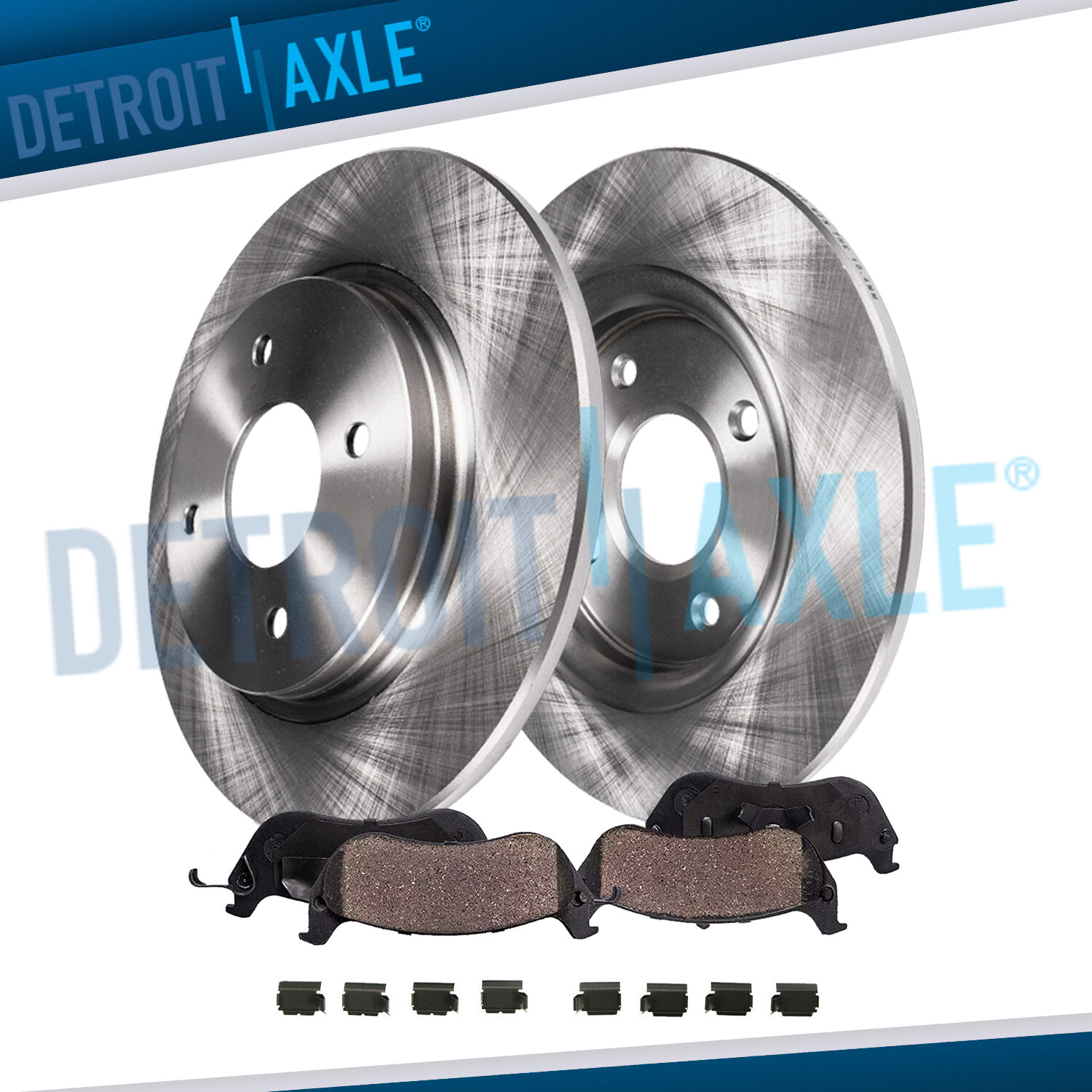 12″ (305mm) REAR Brake Rotors + Brakes Pads for Chrysler Town & Country Journey