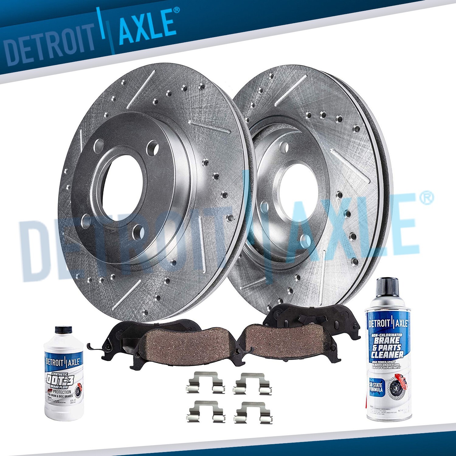 280mm Front Drilled Brake Rotors & Ceramic Pads for 2007-2015 2016 Mini Cooper