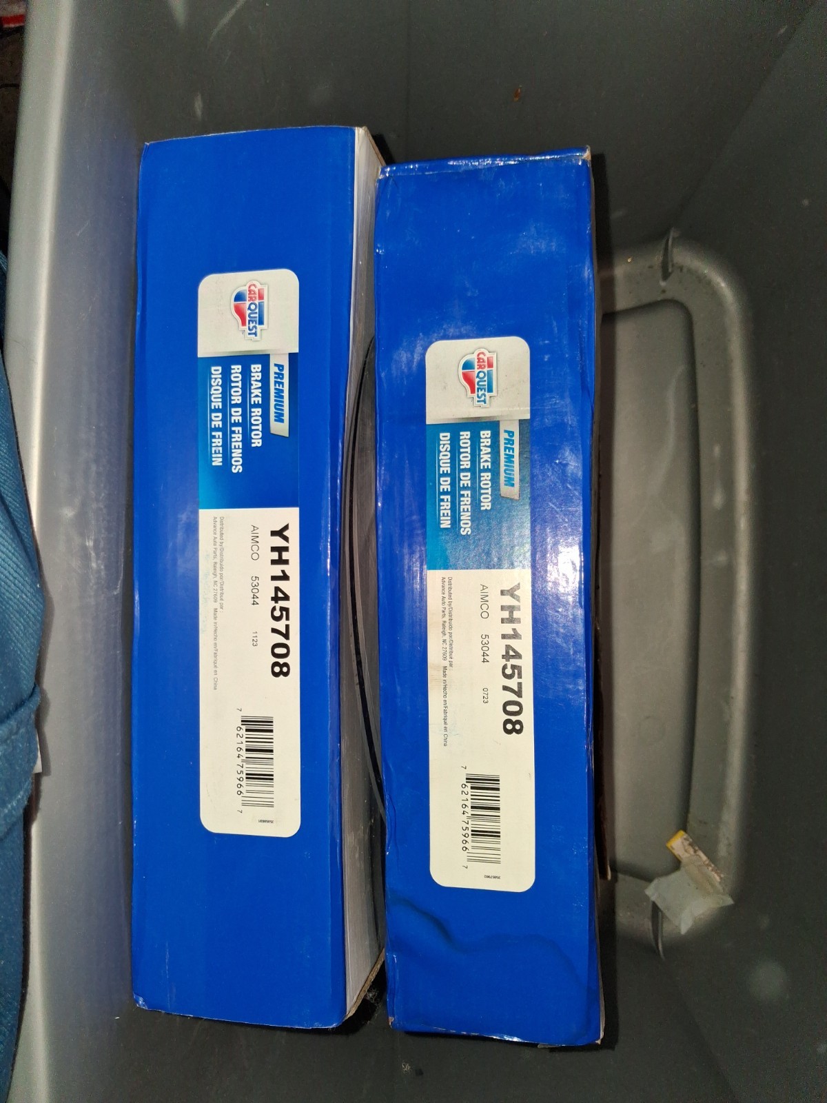 YH-145708 Carquest Premium Brake Rotor Set Of 2 Nbrand New Unopened Box