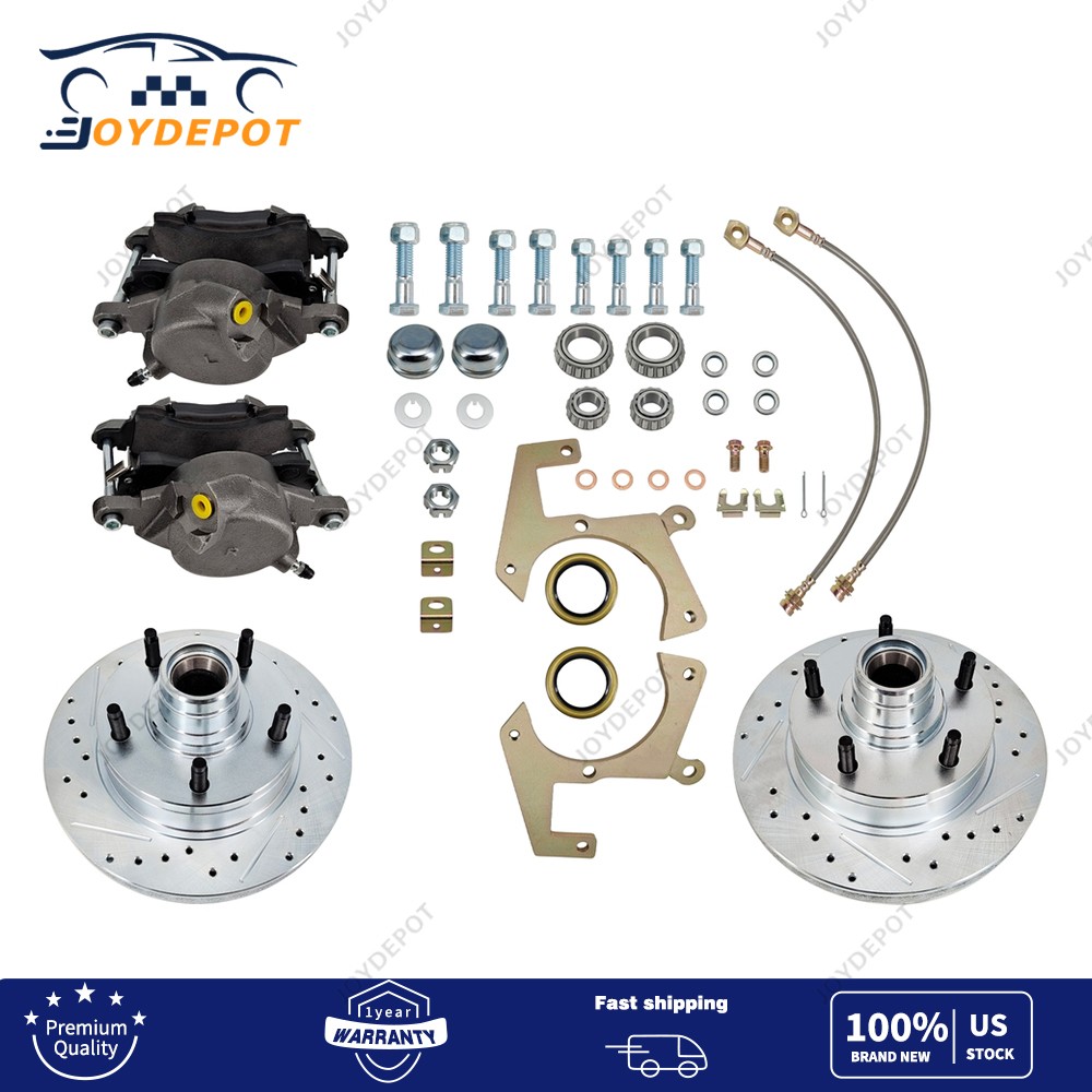 For 1957 – 1964 Ford F-100 Truck New Complete Deluxe Bolt On Disc Brake Kit
