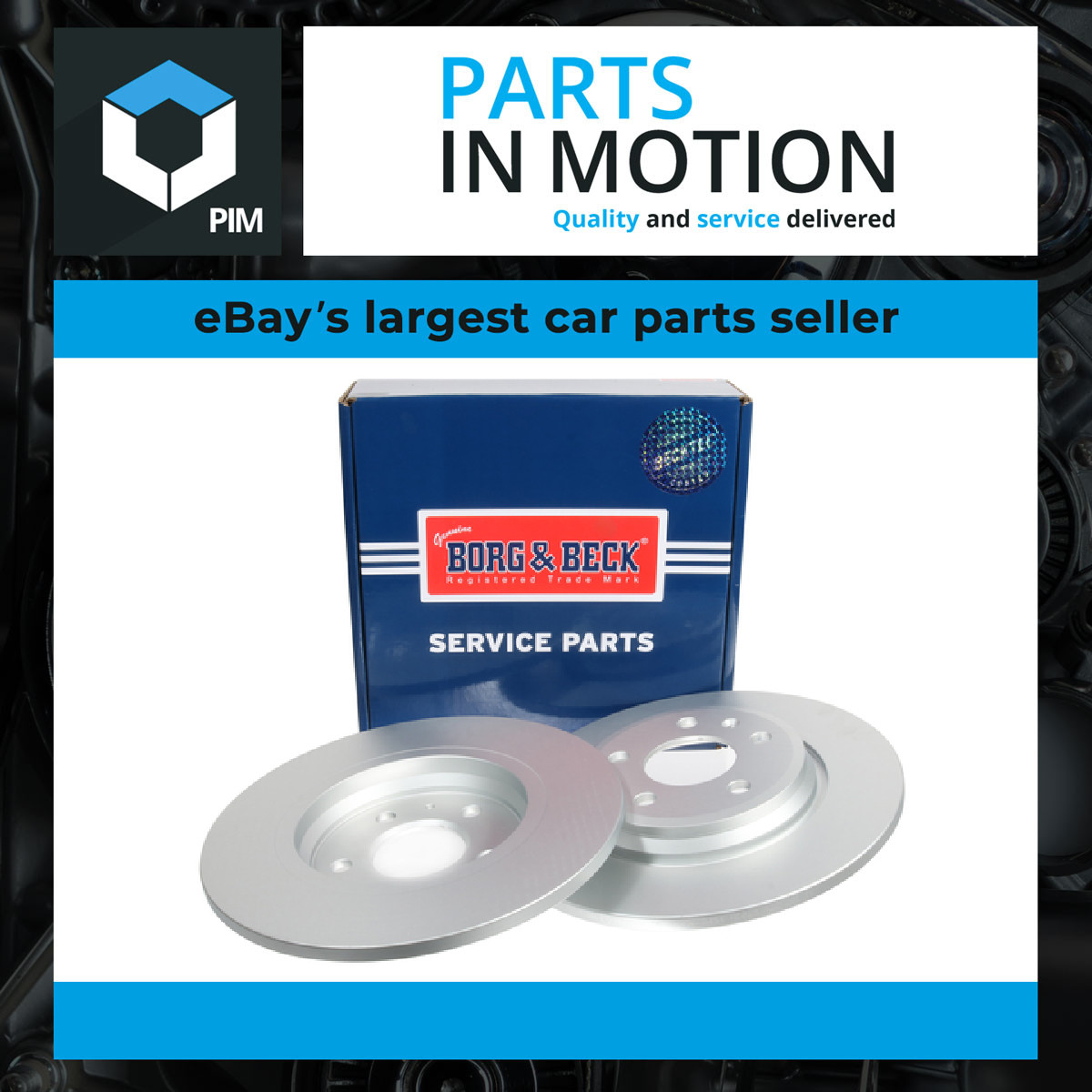 2x Brake Discs Pair Solid fits AUDI A4 B9 2.0D Rear 2015 on 300mm Set B&B New