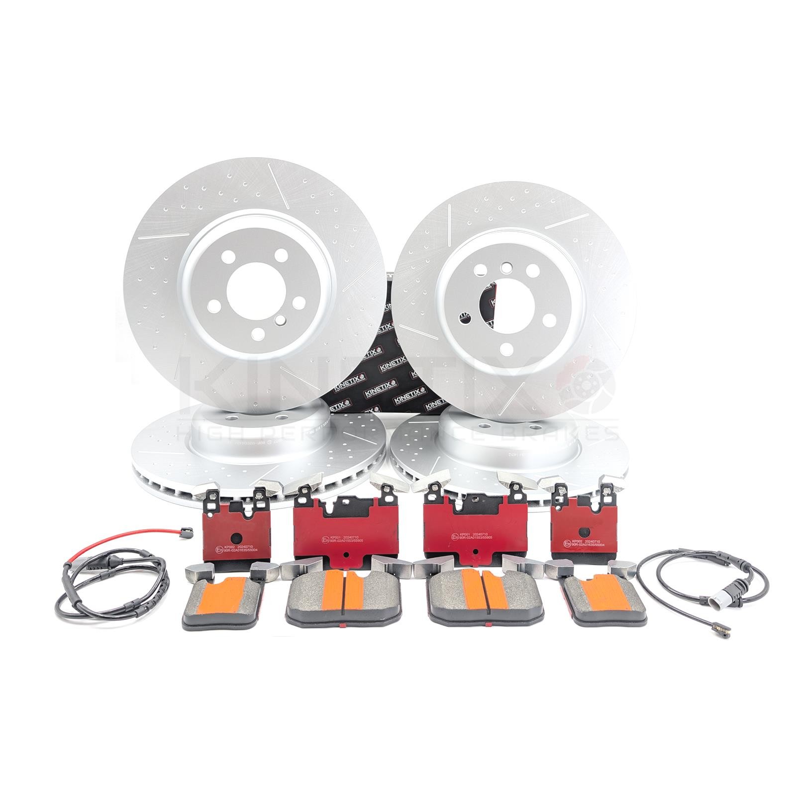 FOR BMW 435i F32 M SPORT FRONT REAR BRAKE DISCS CERAMIC PADS 370mm 345mm SENSORS