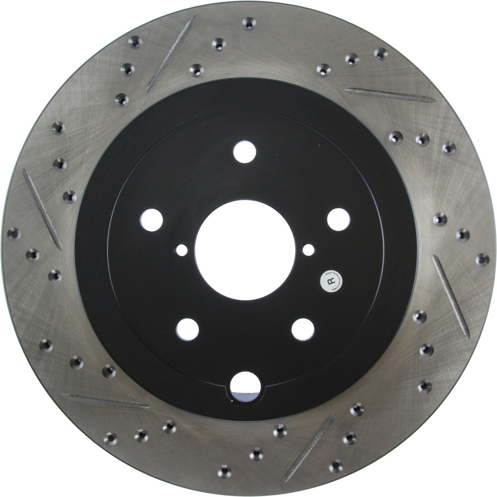 StopTech Sport Drilled & Slotted 1-Piece Rear for Brake Rotor 13-17 WRX STI