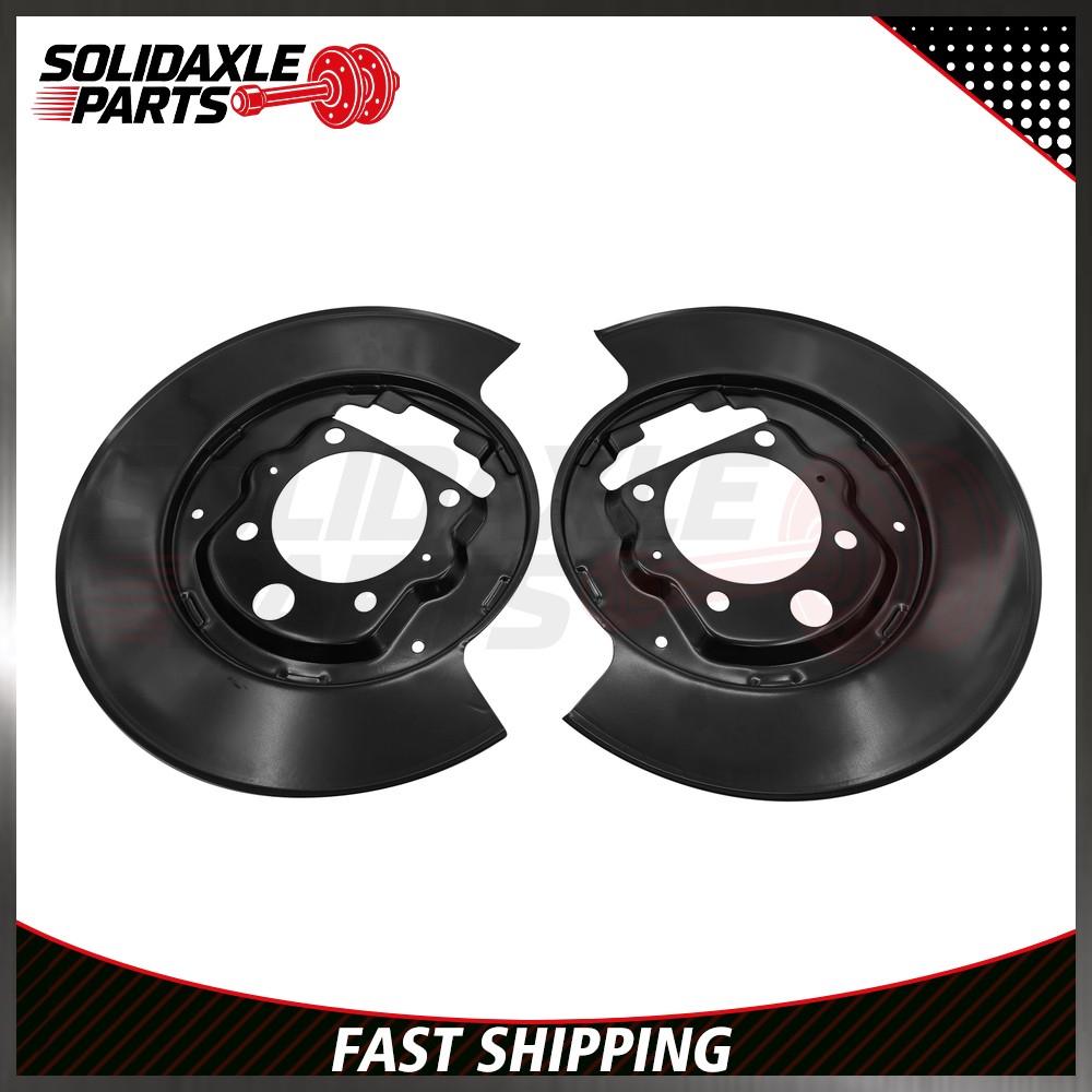 Pair Rear Left & Right Brake Dust Shield For 2004 2005 2006 2007 2008 Ford F-150