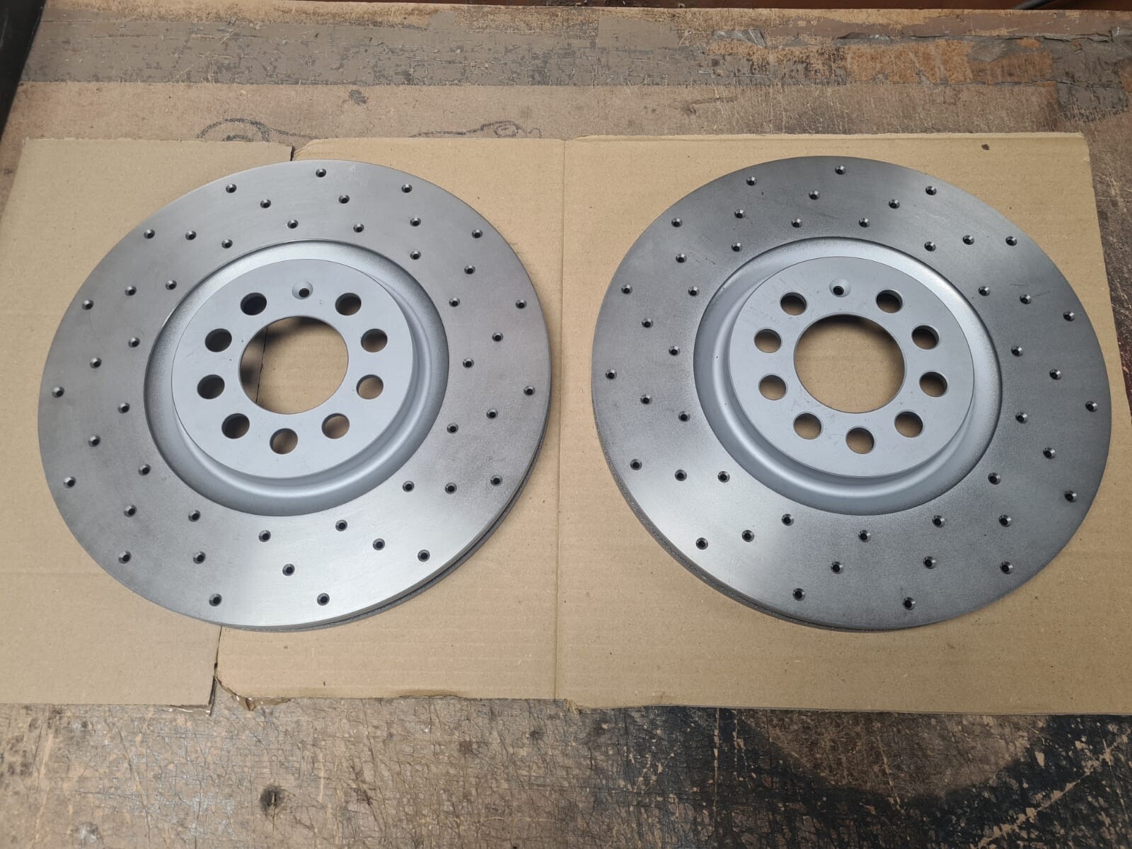 AUDI TT ROADSTER 8N 1999-2005 FRONT DRILLED BRAKE DISC 312MM x25MM 100PCD