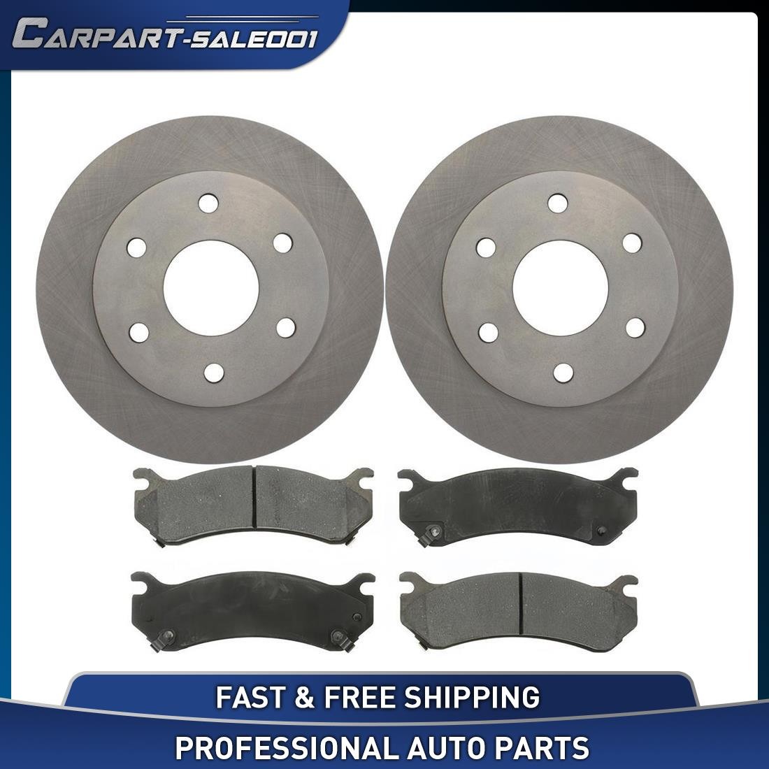 11.99″ Front Disc Rotors Brake Pads Kit for 2002-2005 Cadillac Escalade 5.3L