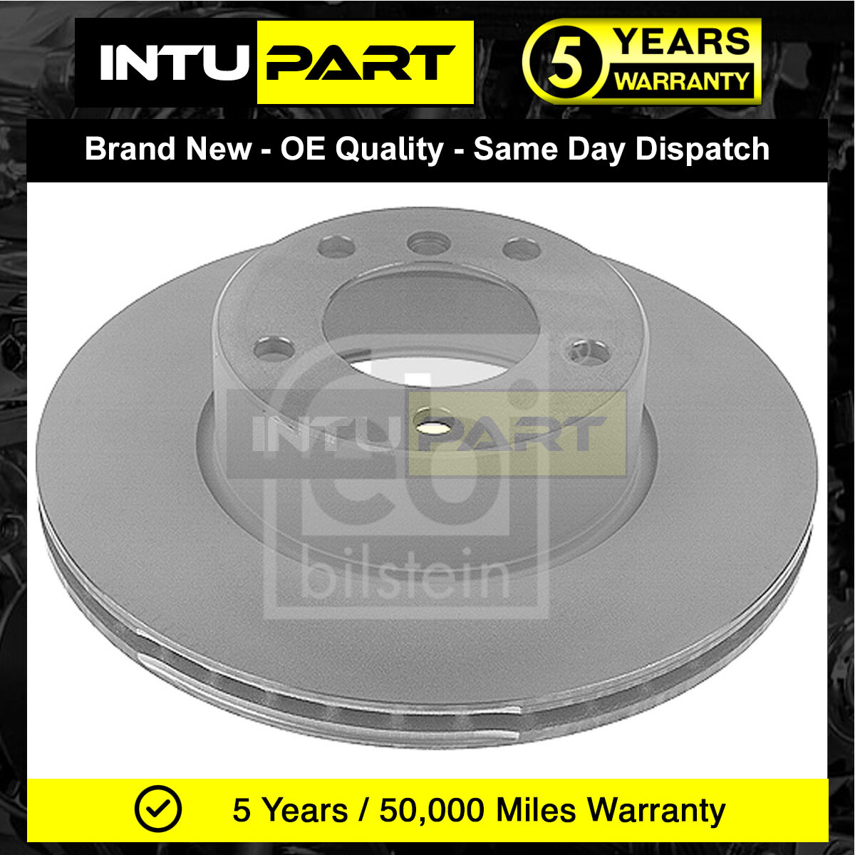Fits BMW 5 Series 1995-2004 IntuPart Front Brake Discs 34116767061