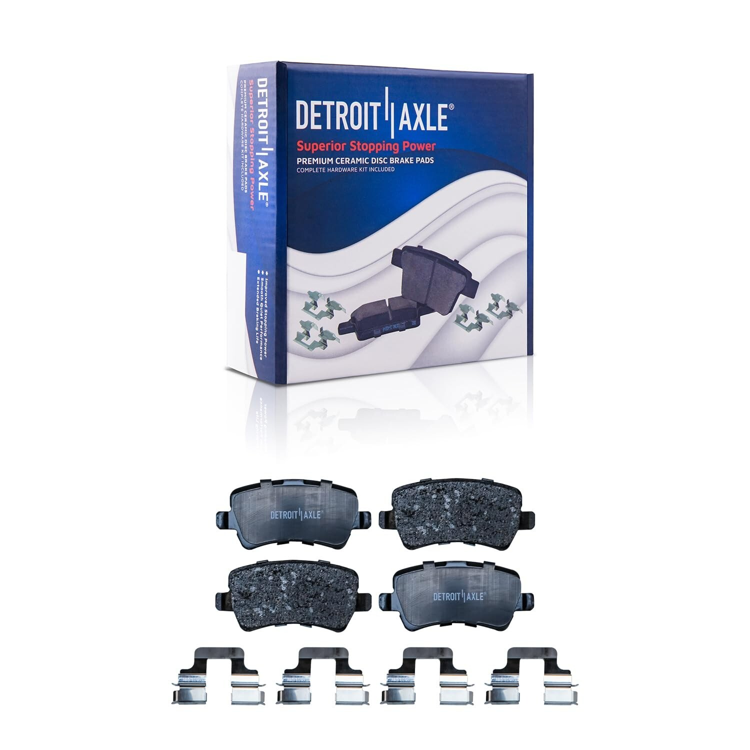 Front Rear Disc Brake Rotors Ceramic Brake Pads Kit for Volvo S80 V60 V70 XC70