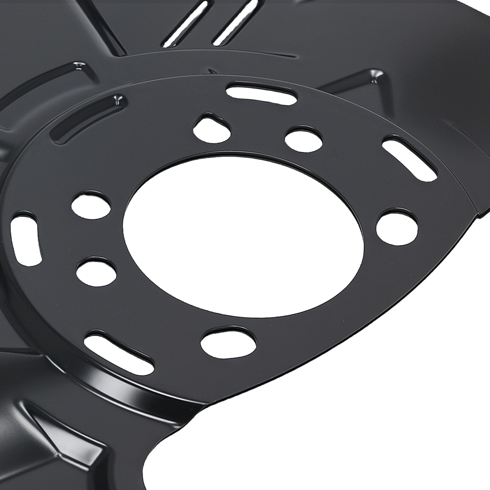 Pair Brake Dust Shield Front for Subaru Impreza Crosstrek Forester 2008-18 Black