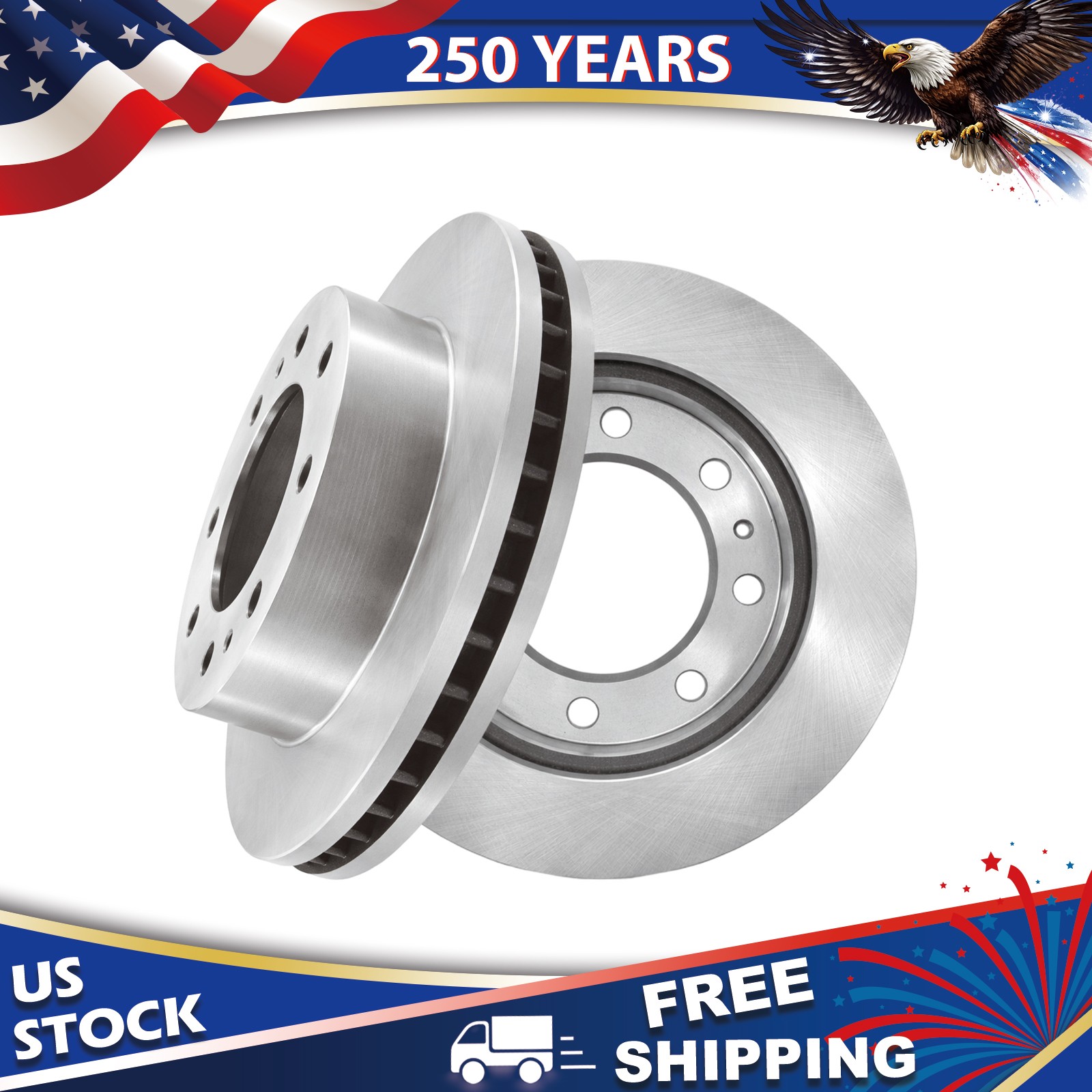 12.80″ Front Disc Brake Rotors for Chevrolet Silverado GMC Sierra 3500 2500 HD