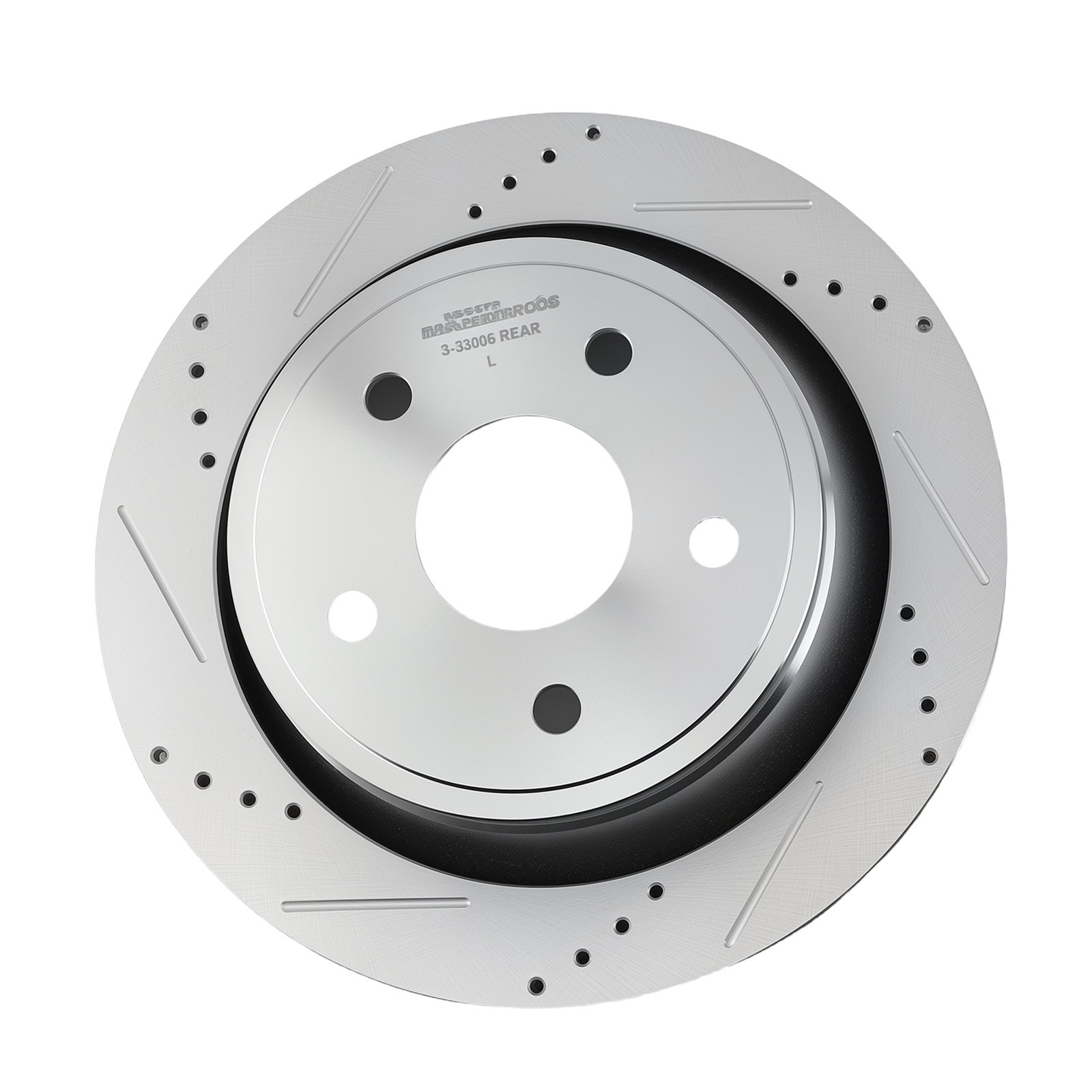 Rear Drilled&Slotted Brake Rotors Fit for Dodge Ram 1500 2005-2010 S-53006