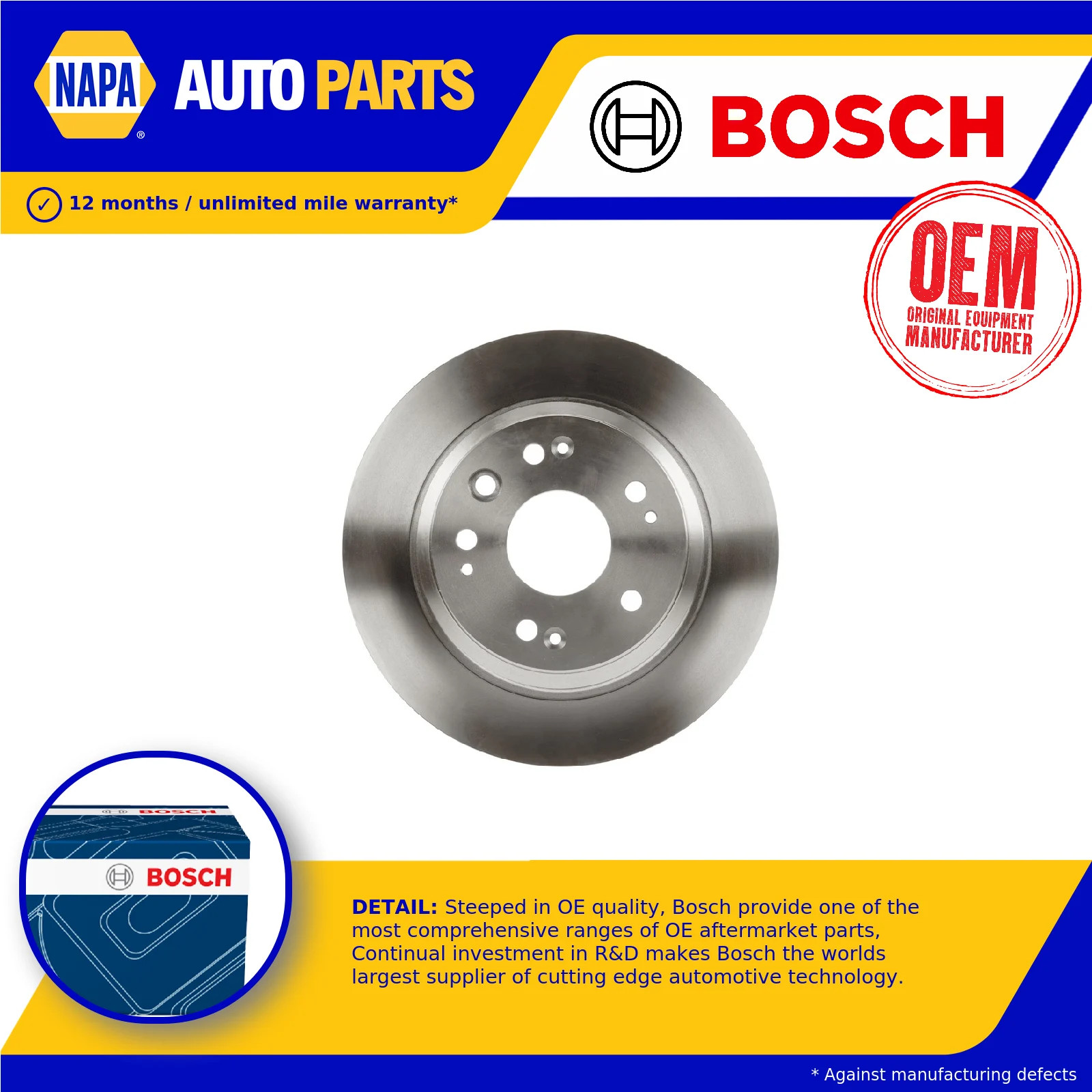 2x Brake Discs Pair Solid fits HONDA ACCORD CM2 2.4 Rear 03 to 08 K24A3 281.8mm