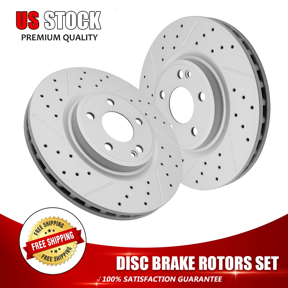 Front Brake Rotors For 2014-2020 MERCEDES-BENZ CLA250/GLA250 With Sport Package