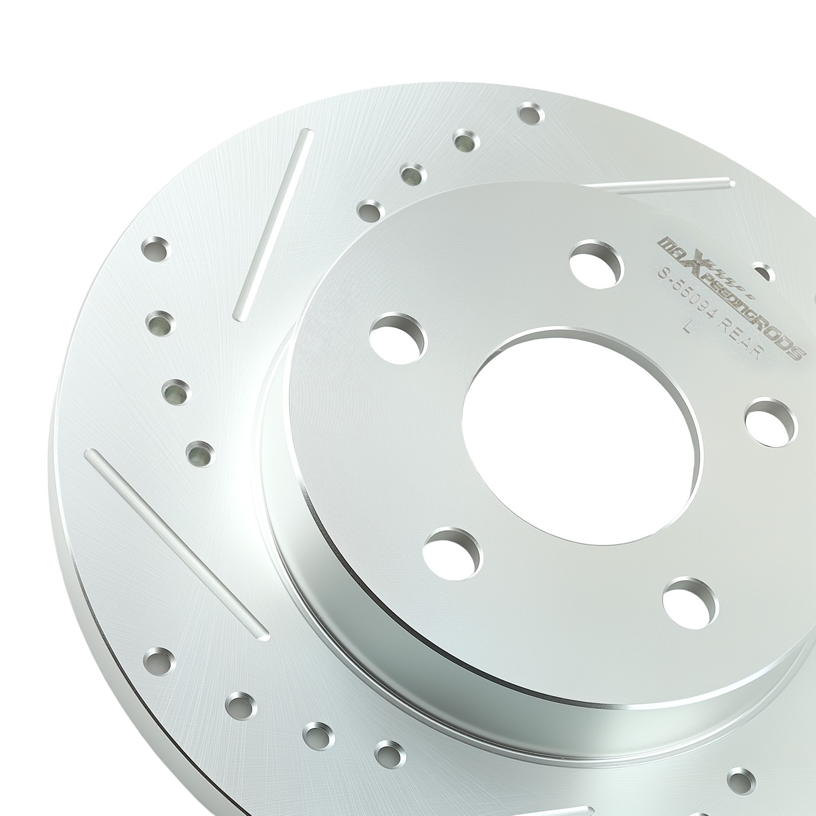 270mm Rear Drilled & Slotted Brake Rotors For Pontiac G5 2007-2010 S-55094