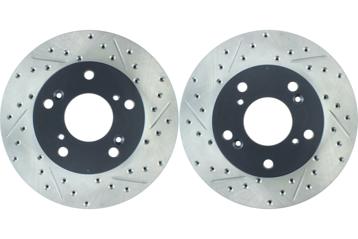 Front PAIR Stoptech Disc Brake Rotor for 2002-2006 Acura RSX (42458)