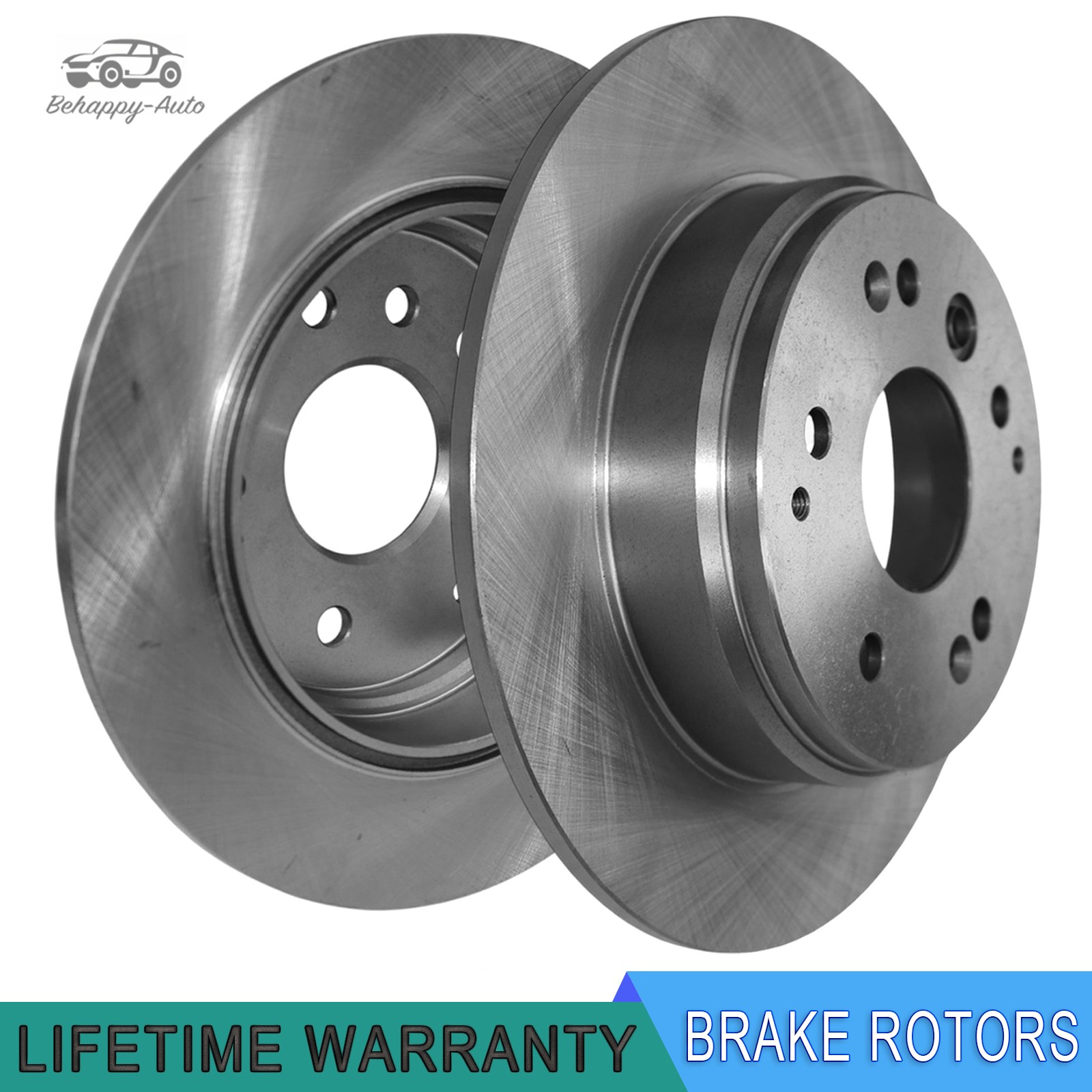 2x 11.1″ Rear Disc Brake Rotors for Acura TL 2004-2008 Honda Element 2003-2011