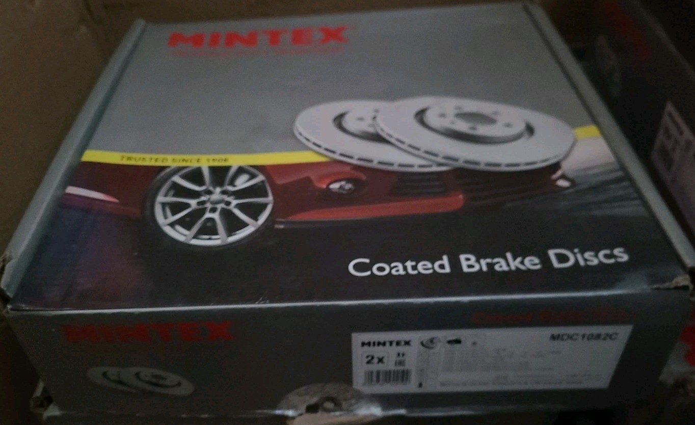 Mintex MDC1082C Front Brake Discs Ford Transit