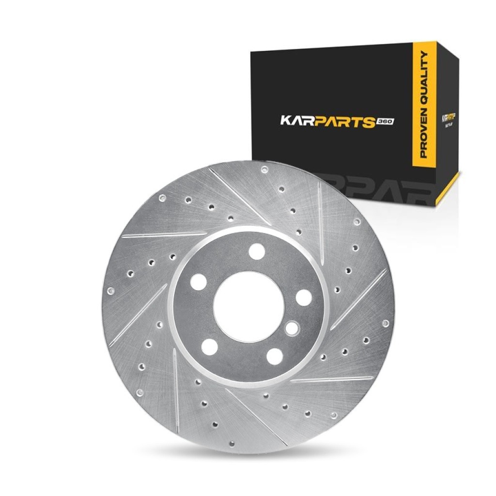 For BMW X5 2007-2018 Brake Rotor Front Passenger Side 13.07 In. Outside Diameter
