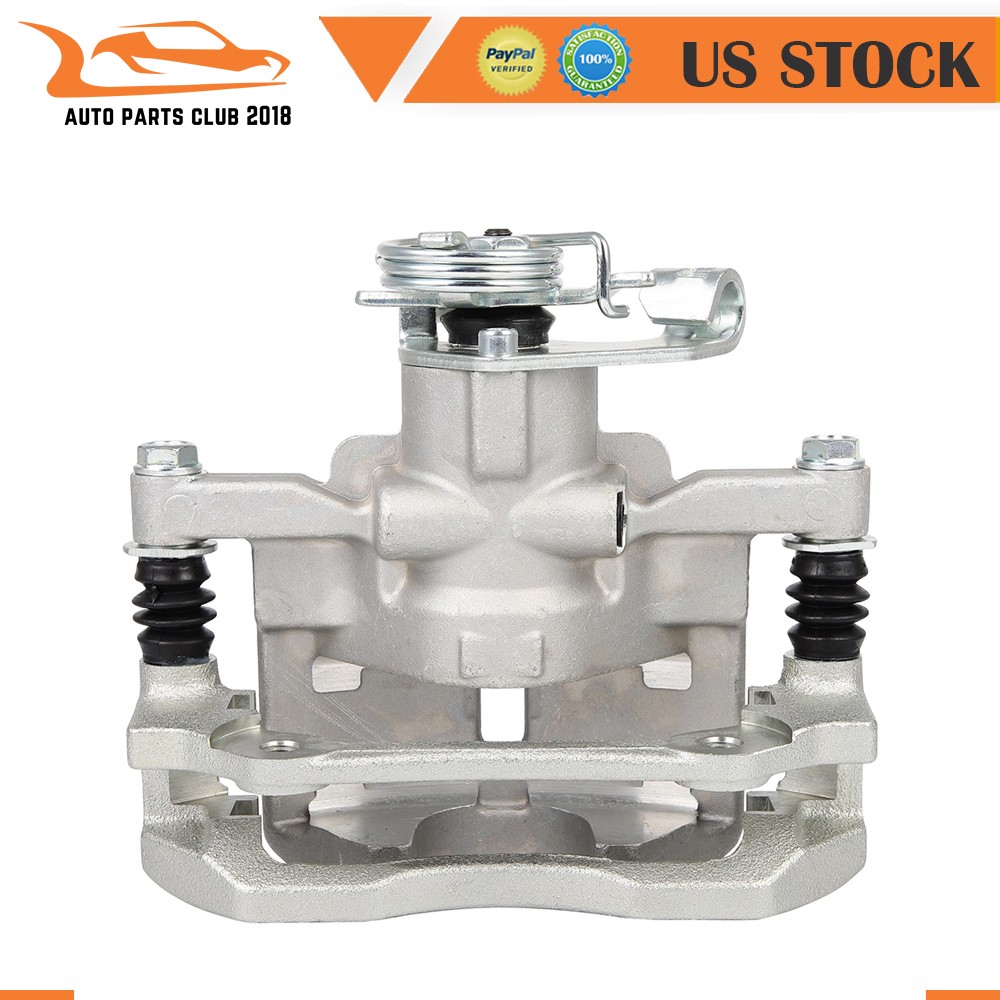Silver Brake Calipers Rear Left For 2013 2014 2015 2016 Dodge Dart w/ Bracket